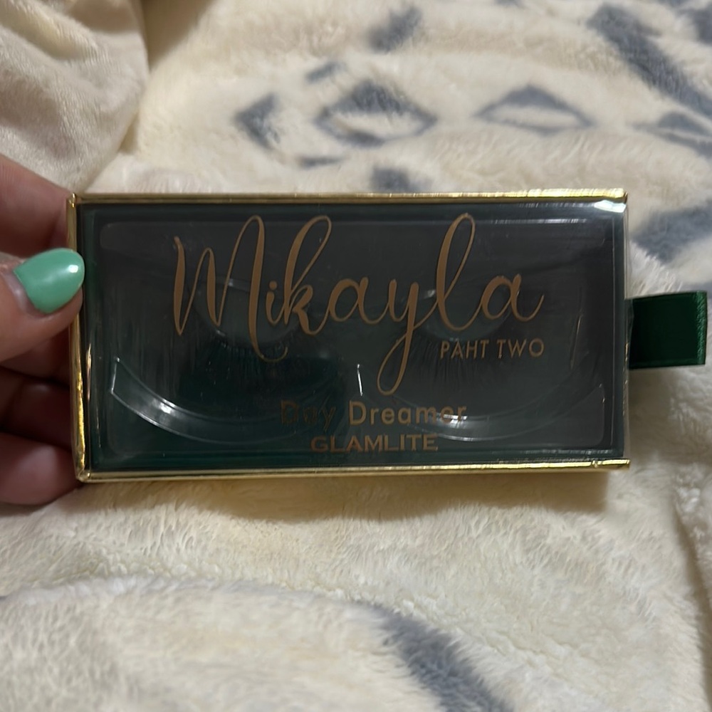 Mikayla Paht Two Day Dreamer Eyeshadow Palette - Gold and Green Packaging.